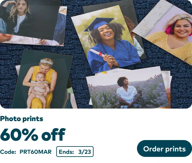 65% off Prints