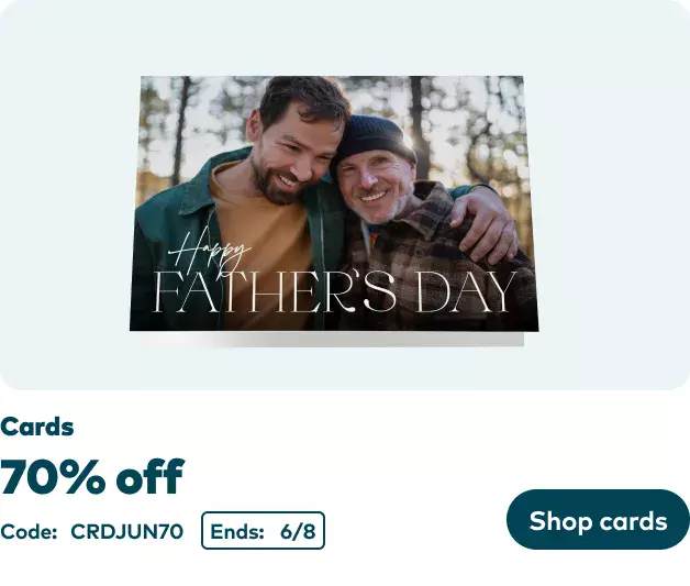 70% off Cards