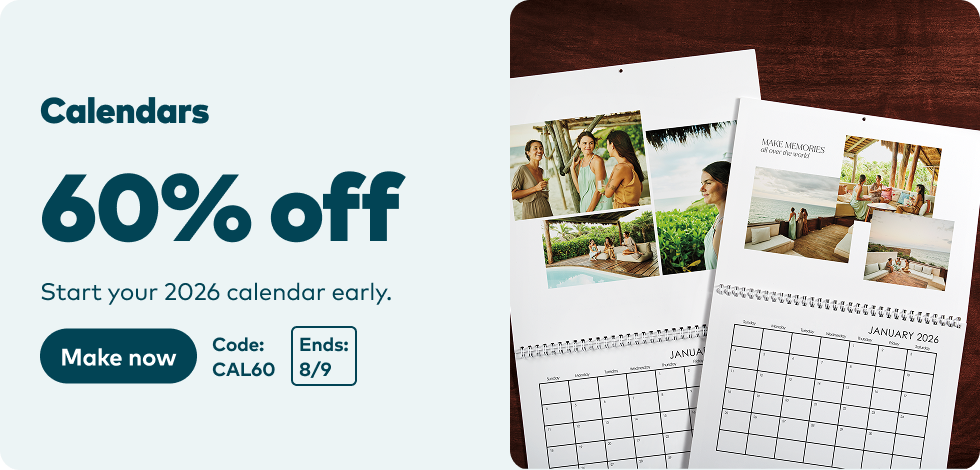 60% off all Calendars