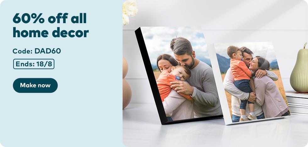 60% off all Home Decor