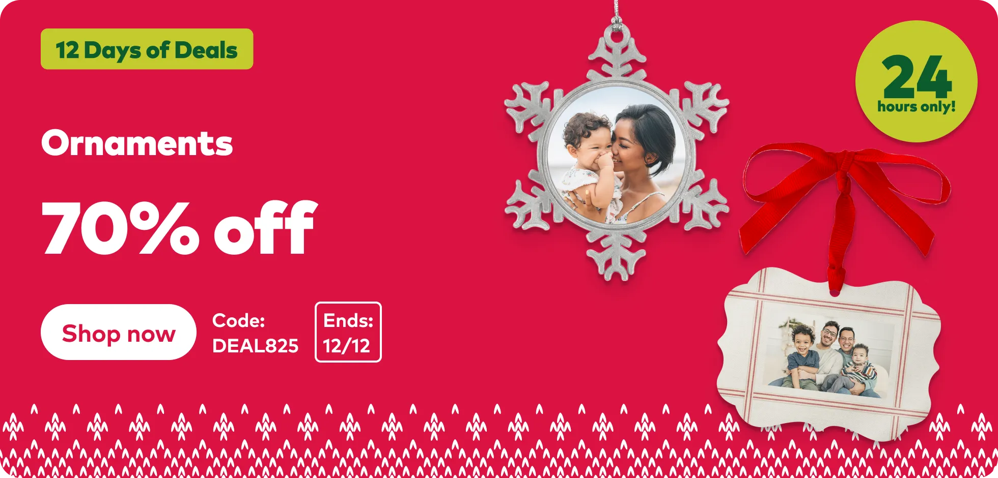 70% off Ornaments