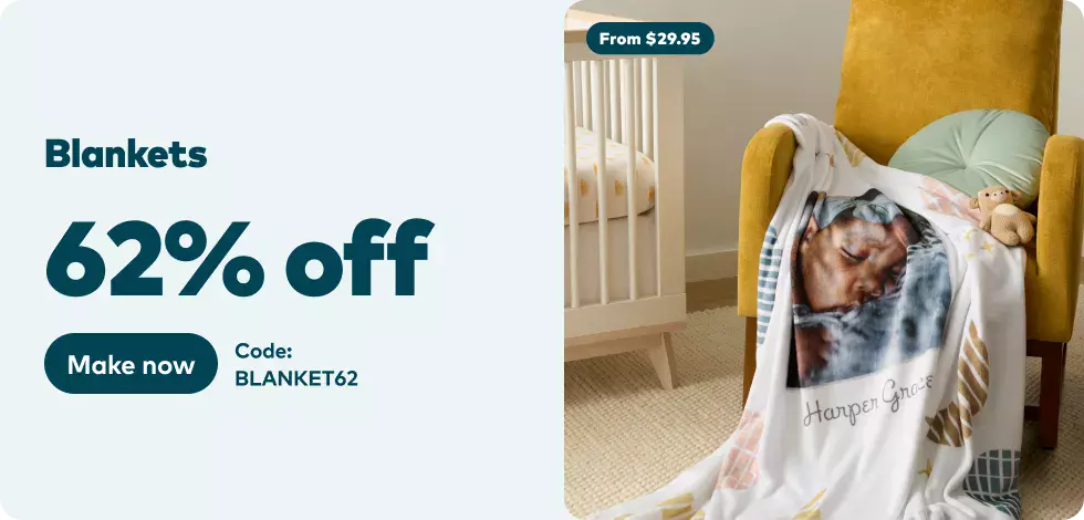 62% off all Blankets