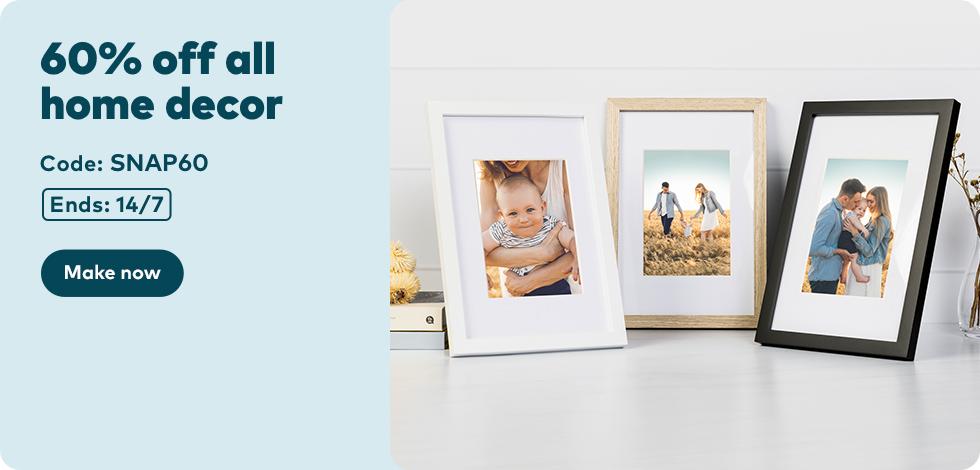 60% off all Home Decor