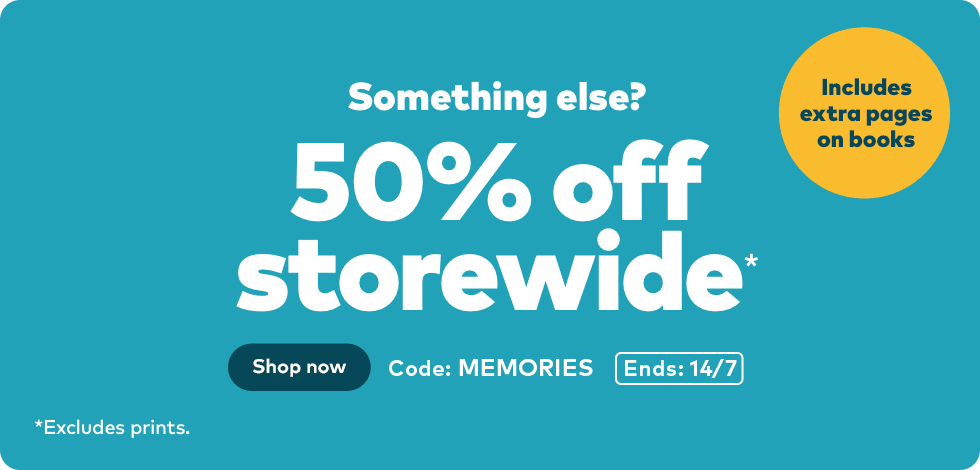 50% off Storewide*