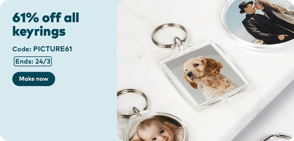 61% off all Keyrings