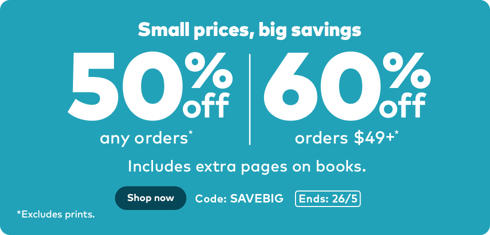 50-60% off Storewide*