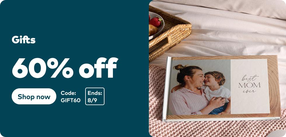 60% off all Gifts