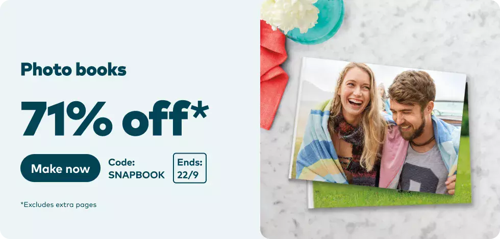 71% off all Photo Books*
