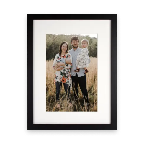 Framed matted prints