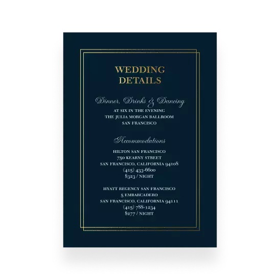 Enclosure cards