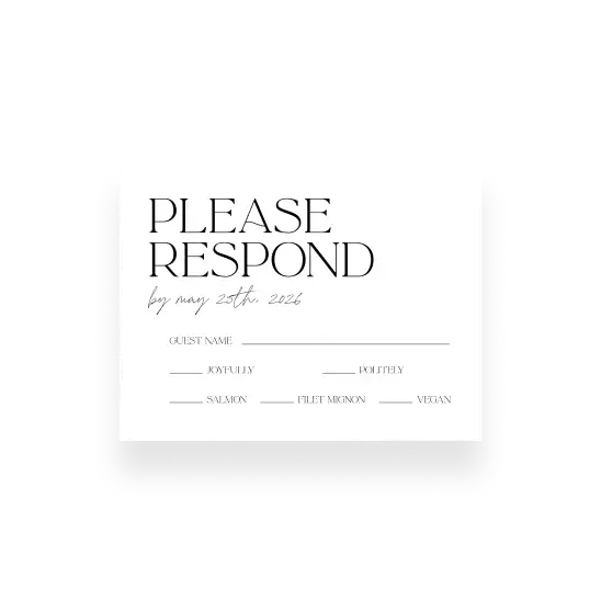 RSVP cards