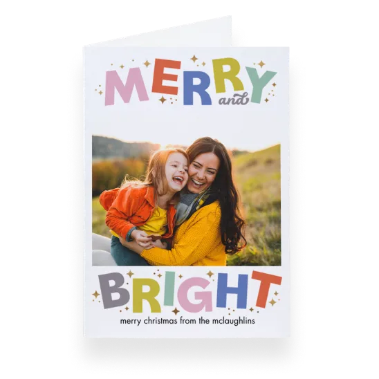 Folded card - Bright Cheer