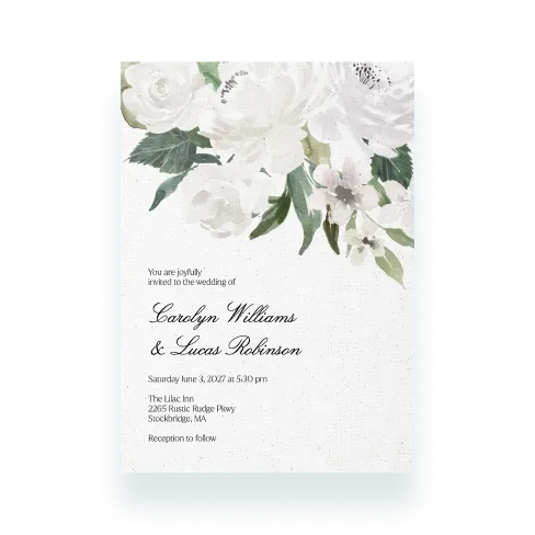 Romantic Bloom Nuptials