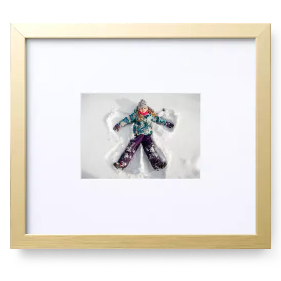 Framed matted print