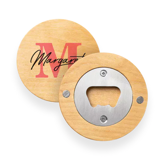 Magnetic bottle opener