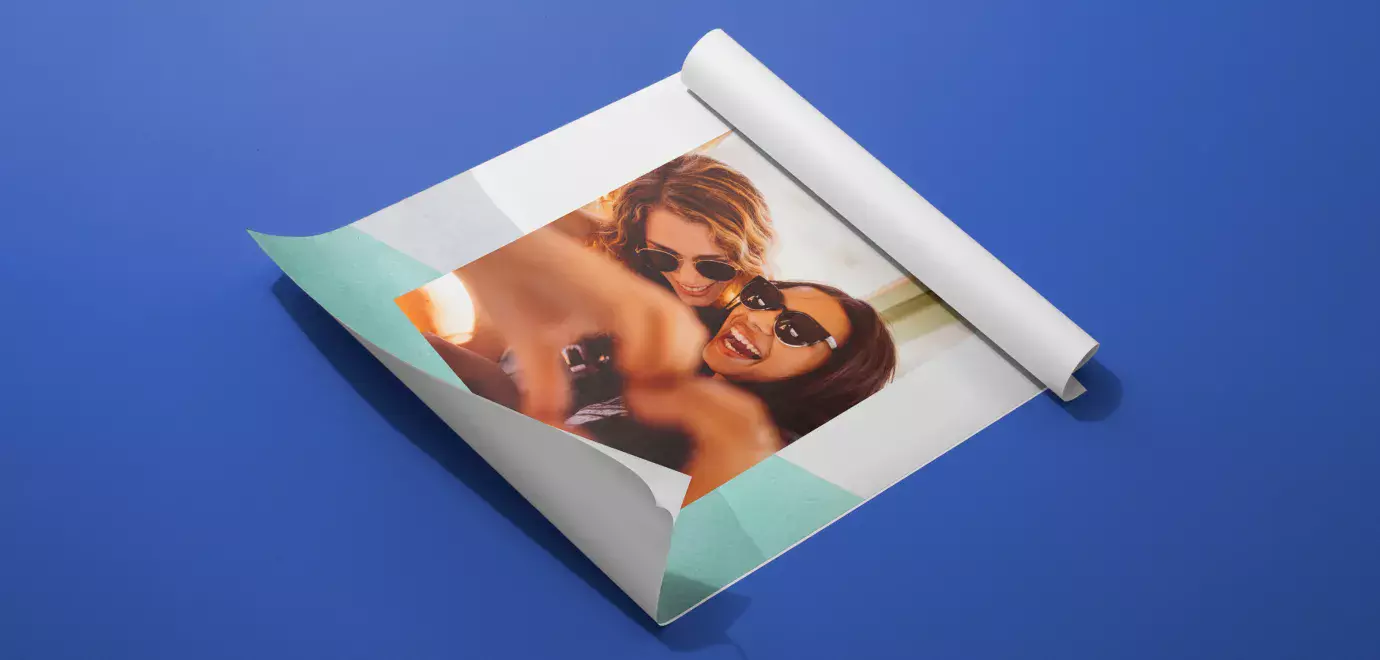 Large adhesive prints