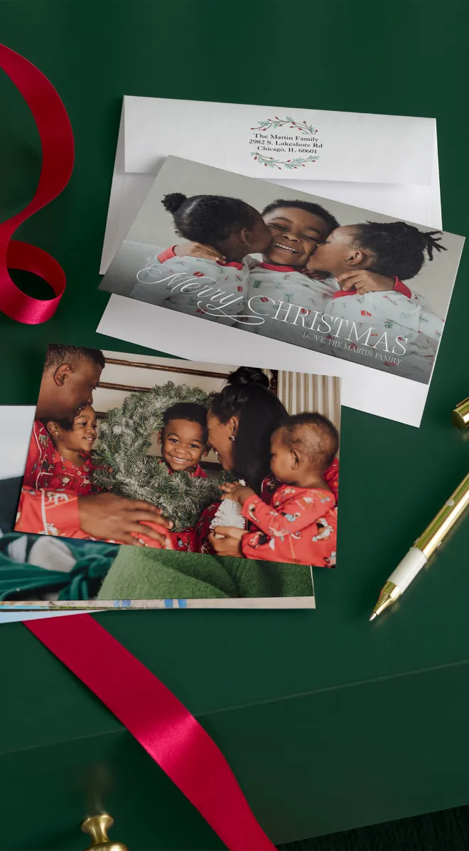 Folded greeting cards