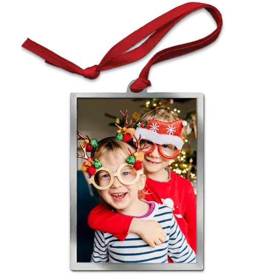 Silver Frame Ornament