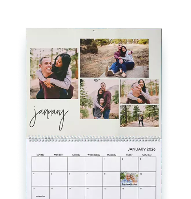 Shop calendars