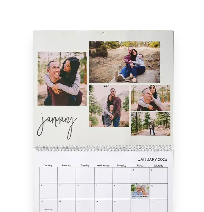 Shop calendars