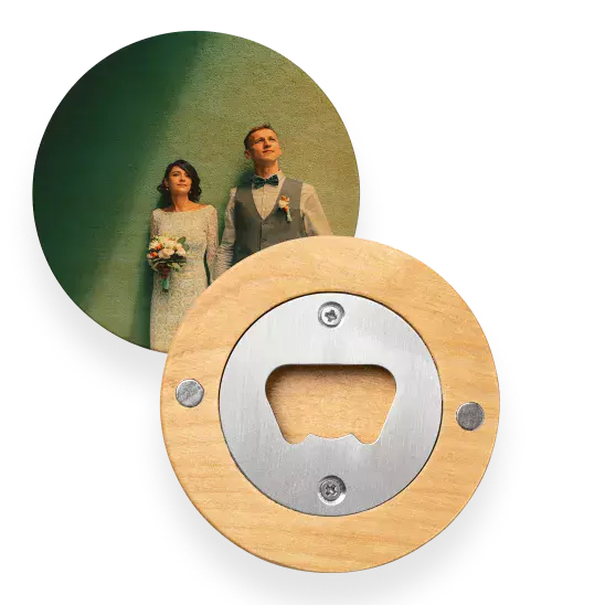 Magnetic bottle opener