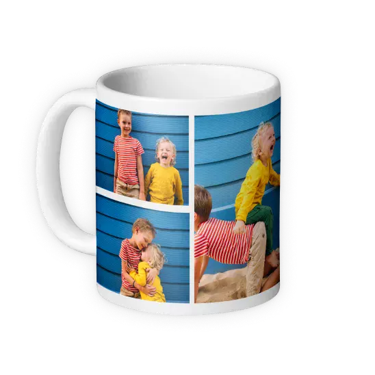 Collage mugs + drinkware